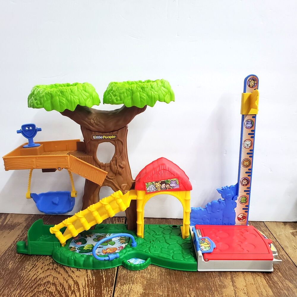 Fisher-Price Little People Big Animal Zoo Treehouse Playset CHF55 2014 Swing